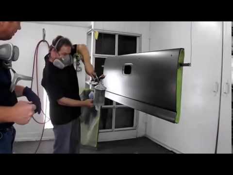 PART 2 how to spray metallic basecoat with Kevin Tetz