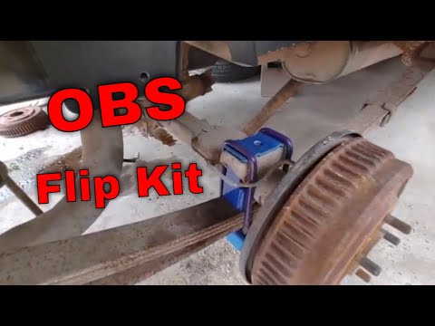 Flip kit and C-Notch on the OBS Silverado