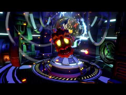 Crash Bandicoot 3: Warped (N-Sane Trilogy) - Final N.Cortex Boss & 100%+ Ending (Fireworks Gem)