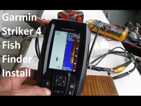 Garmin Striker4 Fish Finder  With GPS Installation