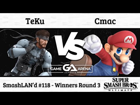 SmashLAN'd 118: TeKu (Snake) vs. Cmac (Mario) - Winners Round 3