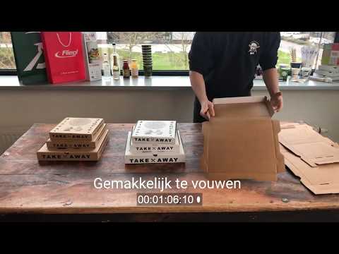 Pizzadozen bedrukken & onze pizzadoos vouwen - Allesbedrukt.nl