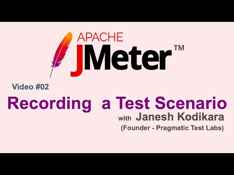 JMeter Video#02 - Recording a Test Scenario