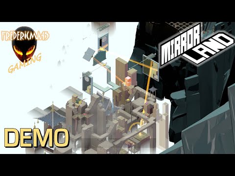Mirror Land FULL DEMO Walkthrough - Level 1, 2, 3, 4 (Puzzle Game)