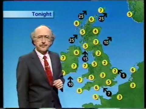BBC1 Weather 1st January 1989