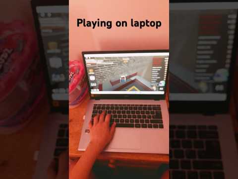 #roblox playing on laptop