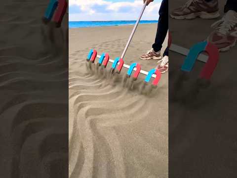 DIY Magnetic Rake Finds Hidden Treasures at the Beach!