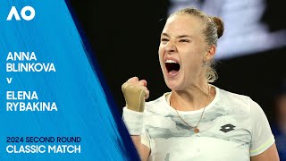 Anna Blinkova v Elena Rybakina Classic Match | Australian Open 2024 Second Round