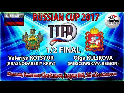 КУБОК РОССИИ-2017 1/2 ФИНАЛ Валерия КОЦЮР (R:1561) - Ольга КУЛИКОВА (R:1541)
