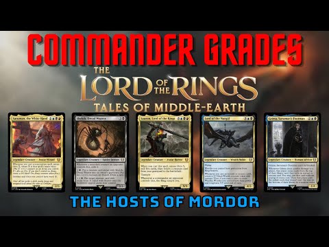 Commander Grades - The Best Commanders from The Hosts of Mordor