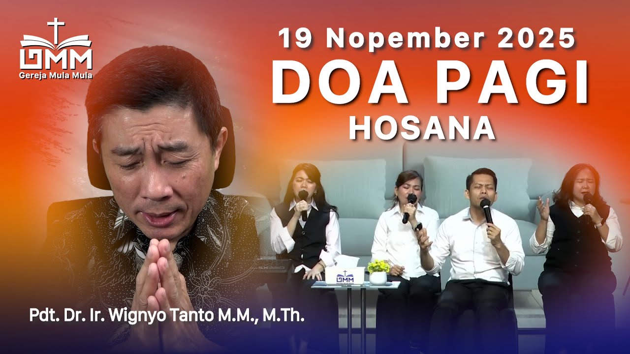 DOA PAGI | Hosana – 19 November 2025 | Ps. Wignyo Tanto
