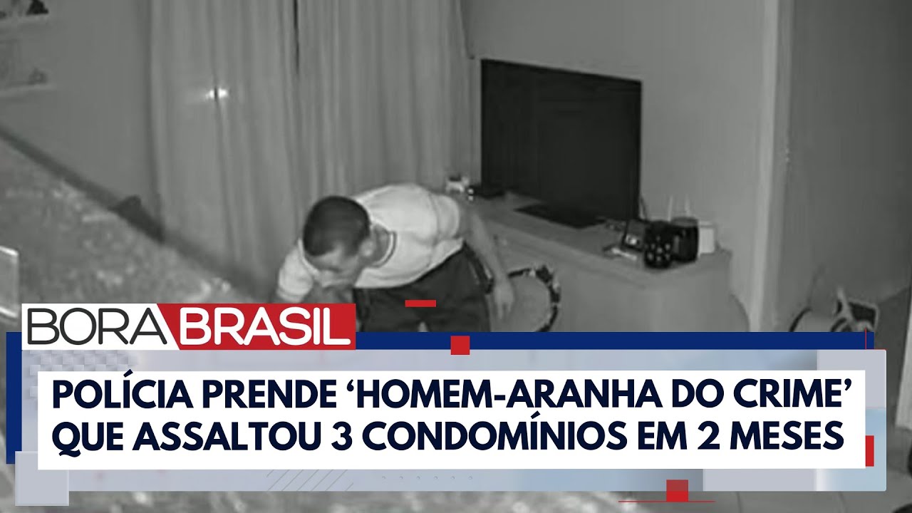 'Homem-Aranha' do crime é preso em Almirante Tamandaré (PR) | Bora Brasil