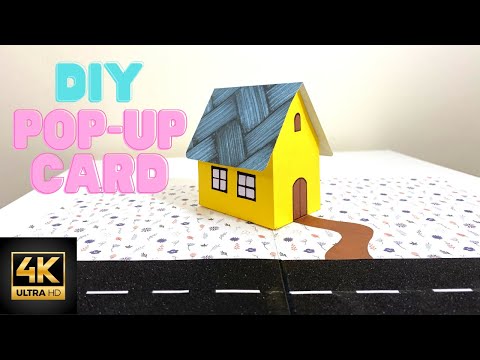 Easy to make Pop Up Cards | 3D House Pop Up Card | DIY Pop Up Card | Crafts At Ease | Craftisode 62