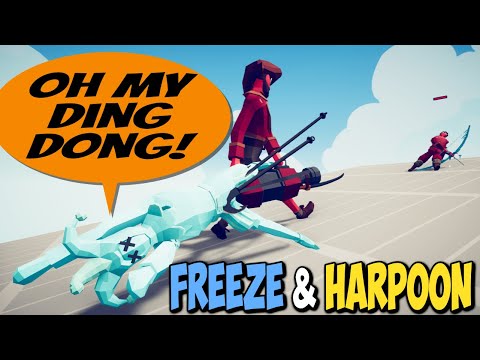Freeze & Harpoon! Ice Archer and Harpooner vs Every Faction - Totally Accurate Battle Simulator TABS