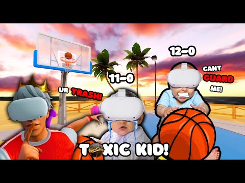 I Played TOXIC KIDS In Gym Class VR! (VR Basketball)