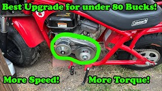 Coleman B200R Torque Converter Upgrade, Off roading A Shifter Kart 212cc