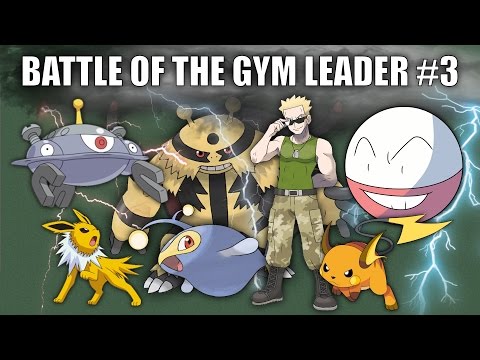 Battle of the Gym Leader #3 (Lt. Surge) - Pokemon Battle Revolution (1080p 60fps)