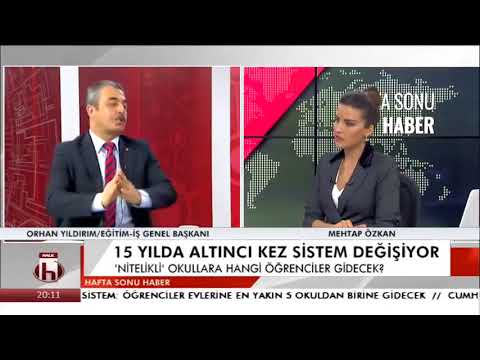 Genel Başkanımız Orhan Yıldırım Halk Tv`de Teog Yerine Getirilen Yeni Sistemi Değerlendirdi | EĞİTİM İŞ