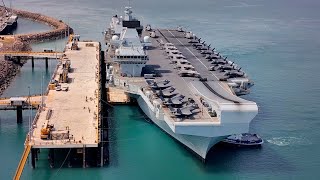 HMS Prince of Wales arrives in Australia