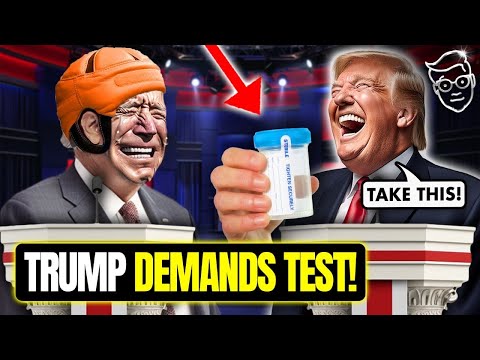 PANIC! Trump DEMANDS Biden Get Public DRUG TEST Before Debate: 'The S**t They Give Him is Strong’ ????