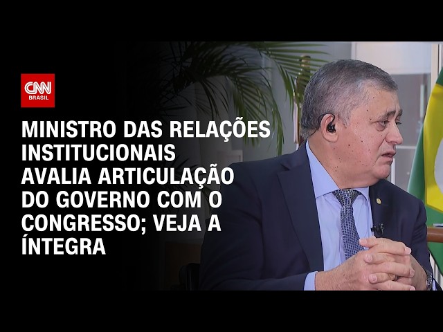 José Guimarães avalia articulação do governo com o Congresso; veja a íntegra | CNN 360º