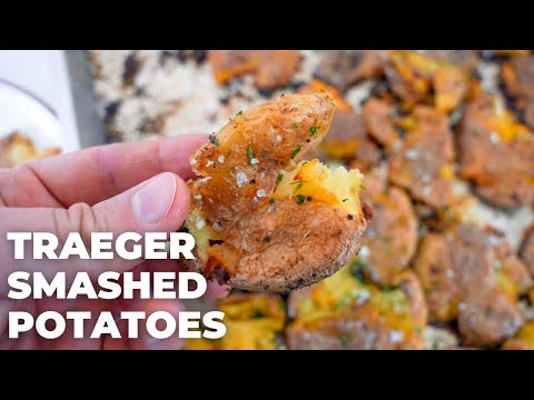 How to Make Smashed Potatoes on a Traeger Pellet Smoker
