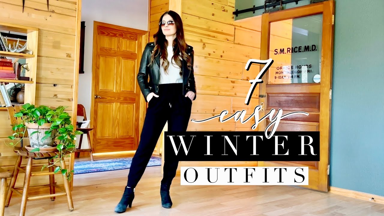 7 EASY, CASUAL WINTER OUTFITS | SIMPLE BUT CHIC HEAD TO TOE NEUTRAL LOOKS | SIMPLIFY YOUR WARDROBE
