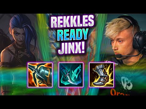 REKKLES IS READY TO PLAY JINX! - KC Rekkles Plays Jinx ADC vs Aphelios! | Season 2022