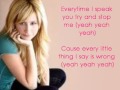 ashley tisdale what if lyrics 