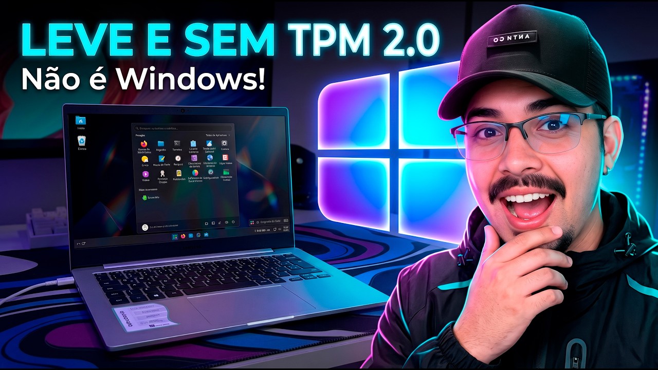 ISSO NÃO É WINDOWS! Mas é igual ao Windows 11, só que MUITO mais leve!