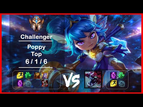 KR Challenger Replays Top Poppy vs Cho'Gath Ep.2635
