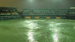 Match abandoned due to rain 