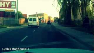 preview picture of video '[Welcome EURO 2012!] Huge holes in road, Poland, Strzelno'