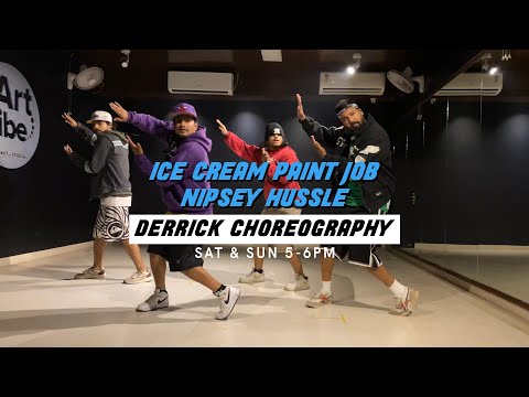 Nipsey Hussle - Ice Cream Paint Job | Derrick | Art Vibe