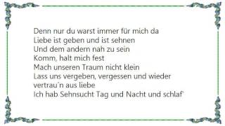 Helene Fischer - Vergeben Vergessen und Wieder Vertrau'n Lyrics