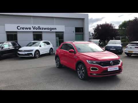 Approved Used Volkswagen T-Roc R-Line 1.5TSI DSG in Flash Red - DA69PVU