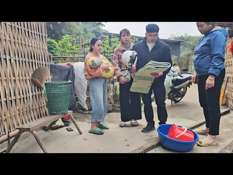 Thanh and Yen Chi bought some supplies for the girl who lived with them
