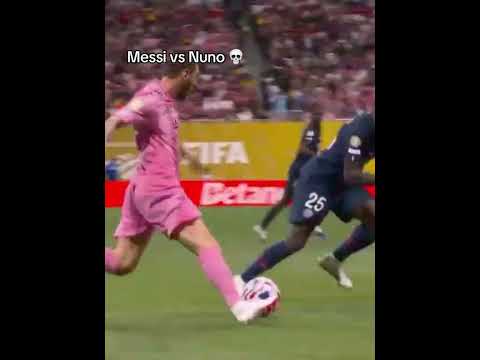 nuno mendes vs messi💀