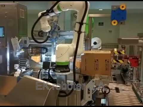 Empacado y Palletizado Con Robots Colaborativos en La Industria Farmacéutica