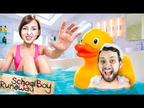 MAMA ma PRISTIHLA vo VANI v Schoolboy Runaway v Minecraft