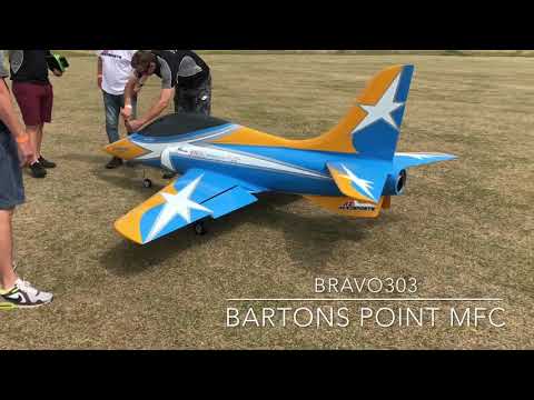 RC Jet Turbine Havoc Azza Stephens Az Aerosport - Bartons Point Model Flying Spectacular