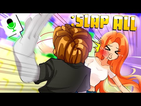 Slapping Everyone with ADMIN COMMANDS in Roblox Slap Tower...