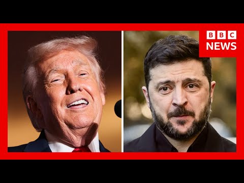 Video | Trump says Zelensky using war as reason to not hold election | BBC News
