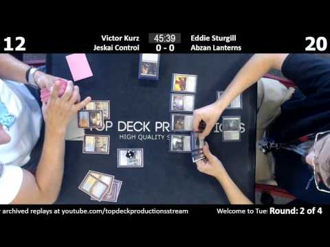 Modern w/ Commentary 6/20/17: Victor Kurz (Jeskai Control) vs. Eddie Sturgill (Abzan Lanterns)