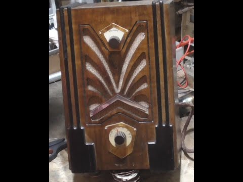 RESTORING A 1930'S DEWALD RADIO