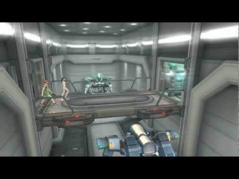 Xenosaga III HD Cutscene 056 - VX-7000 (CAT Testing Ground) - JAPANESE - SWIMSUIT MODE