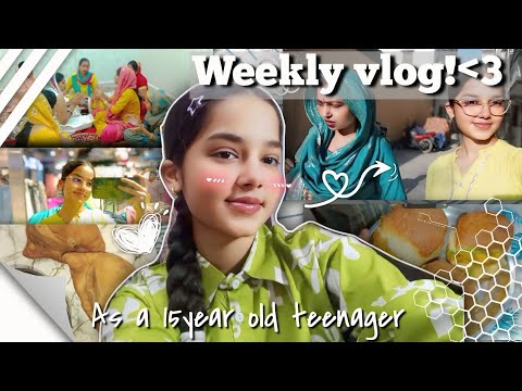 A weekly vlog💌 | As a 15yr teenager✨️ | Deepakshi🎀