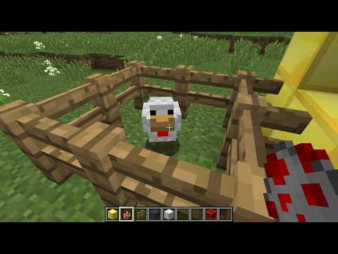 EPIC Chicken Sculptures in Minecraft!!!