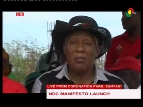 Hon. Fiifi Kwetey addresses crowd @ NDC's manifesto launch  - 17/9/2016