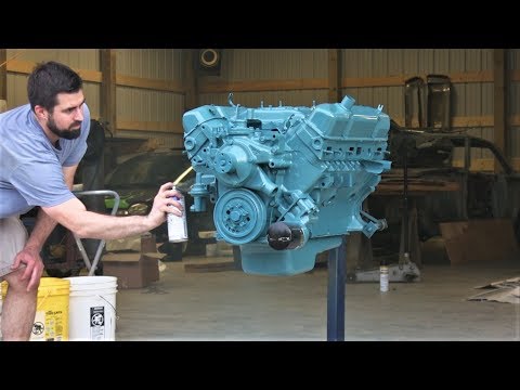 COMPLETED Mopar 440 Engine Build Part 20 - PAINT!